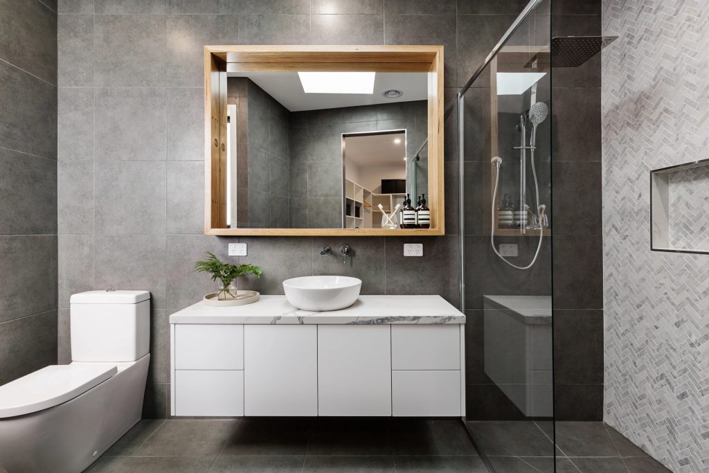 Modern designer bathroom